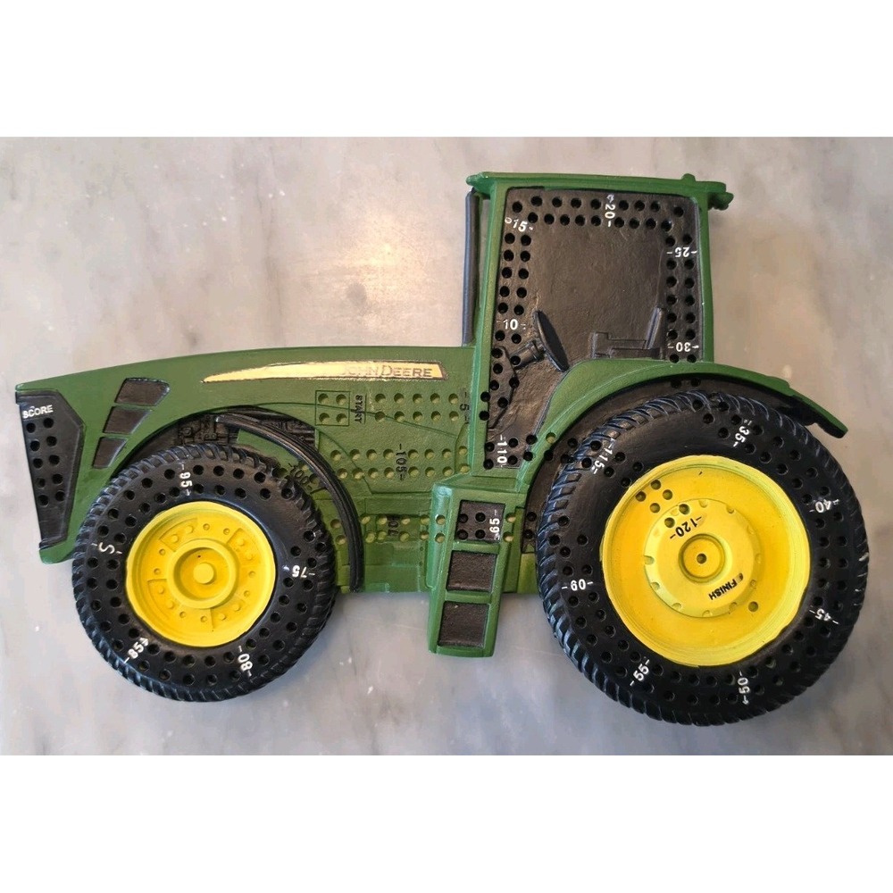 Rare John Deere Tractor Collectible Cribbage Board 🚜